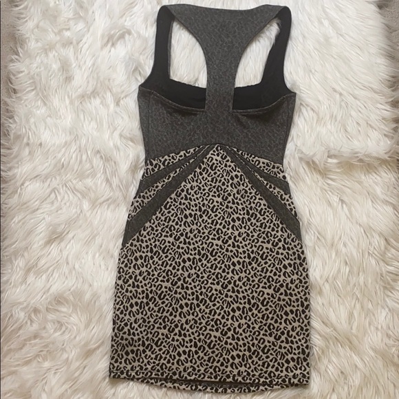 Silence & Noise Leopard Print Halter Dress, XS - Picture 4 of 4